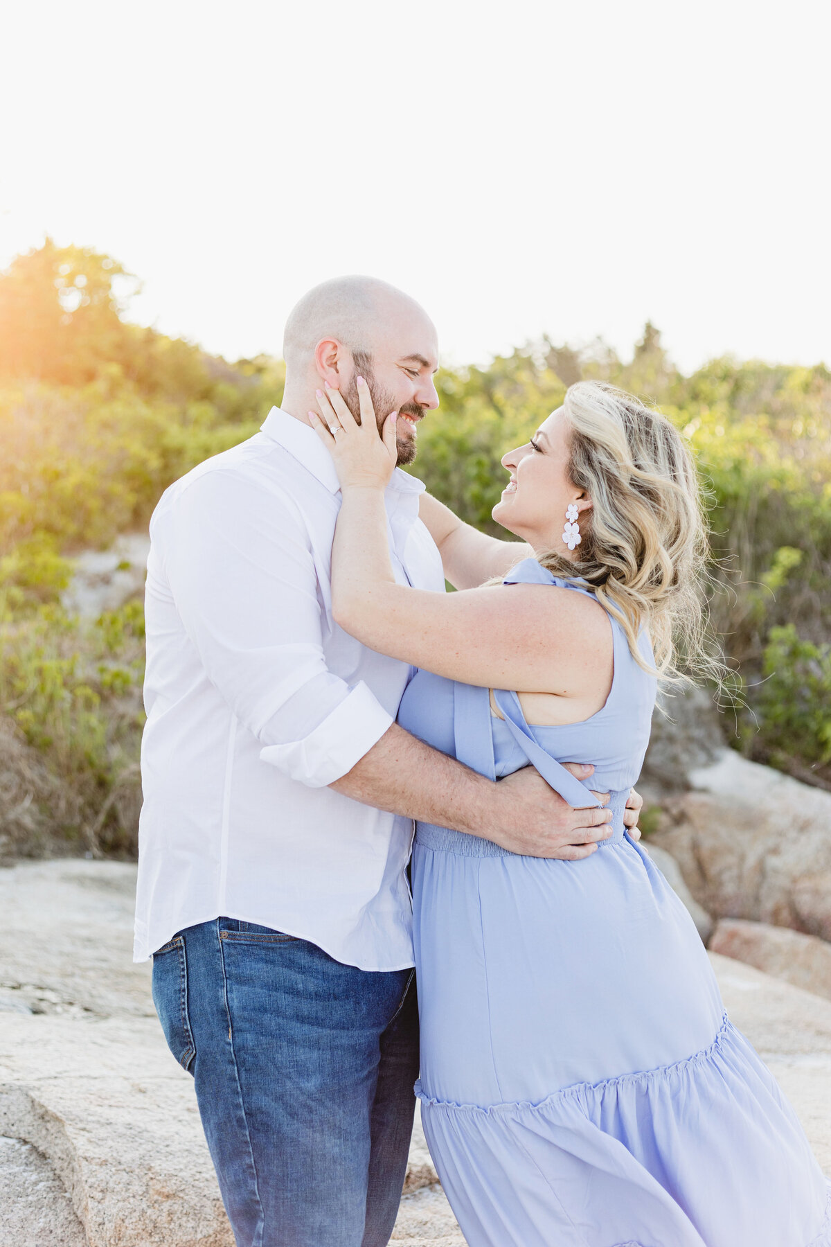 Light and Bright Summer Engagement Shoot