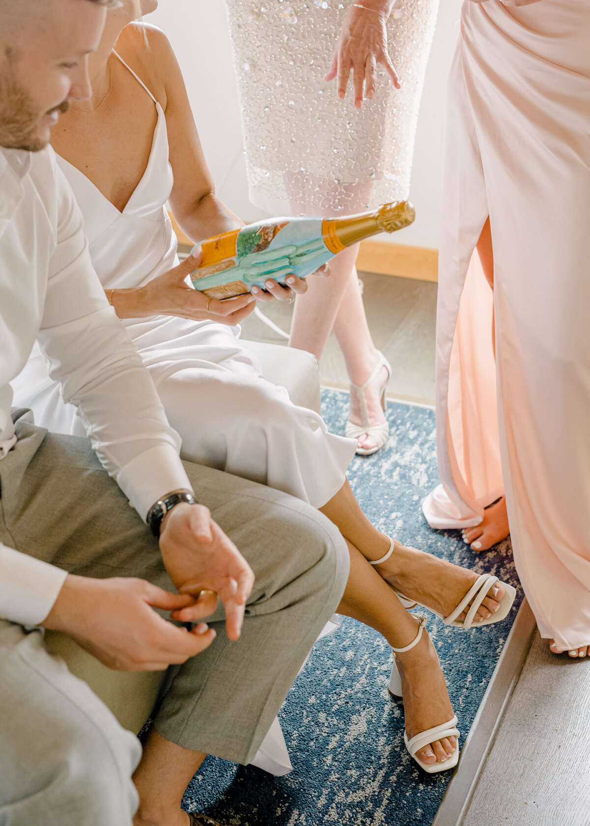 A Glamorous Wedding At The Edgewater Hotel With Pops Of Champagne, Pearls, And Nostalgia-Seattle Bride Real Wedding Submission By Something Minted-6