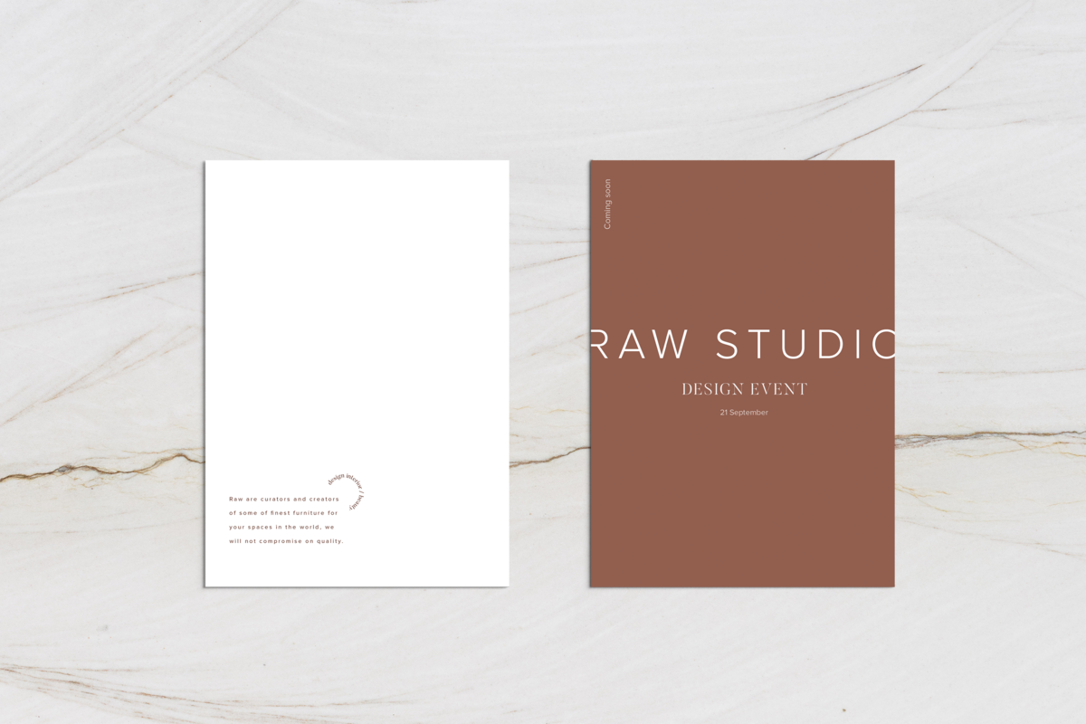 Raw Manufacturing  Mockup