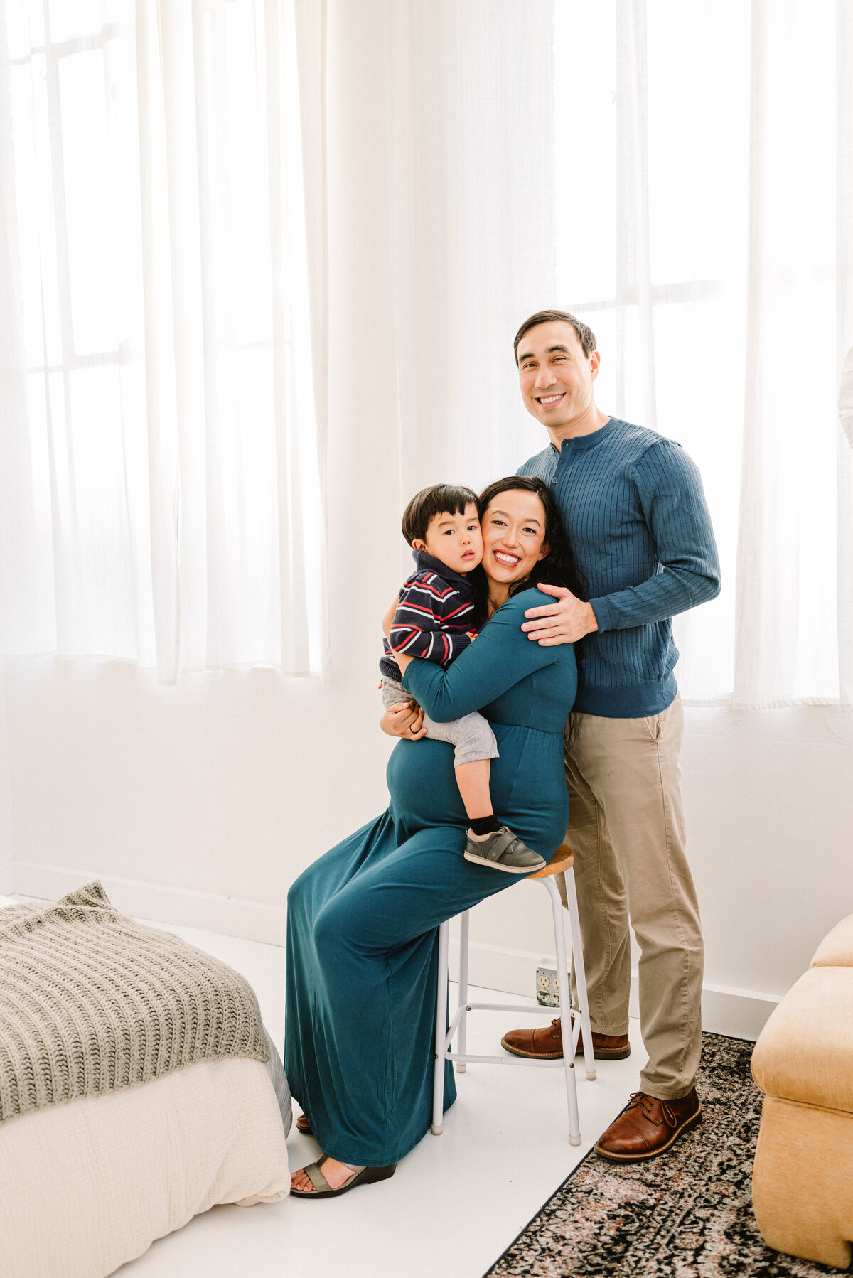Seattle Family and Maternity Studio Photoshoot