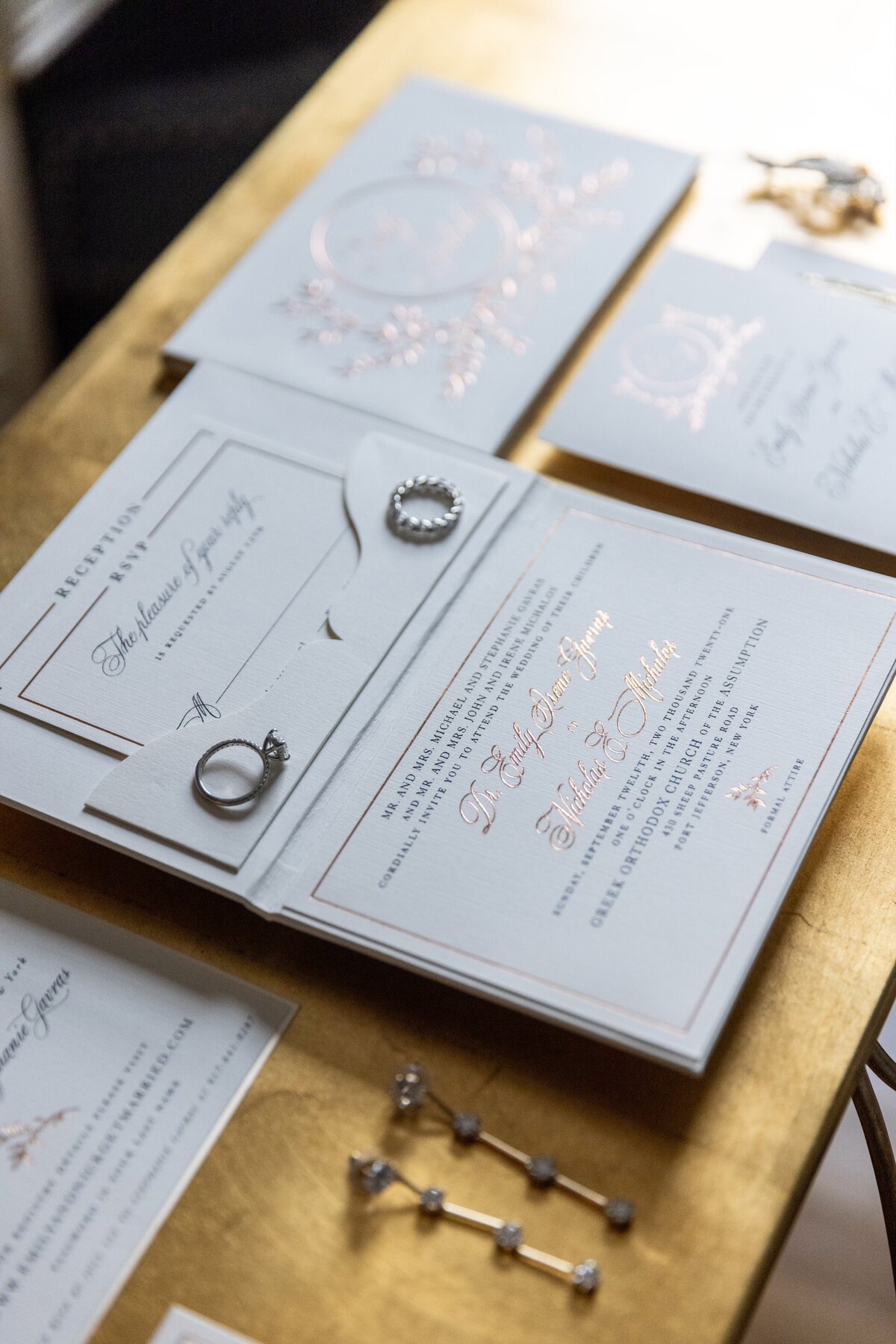 Custom Folio Wedding Invitation