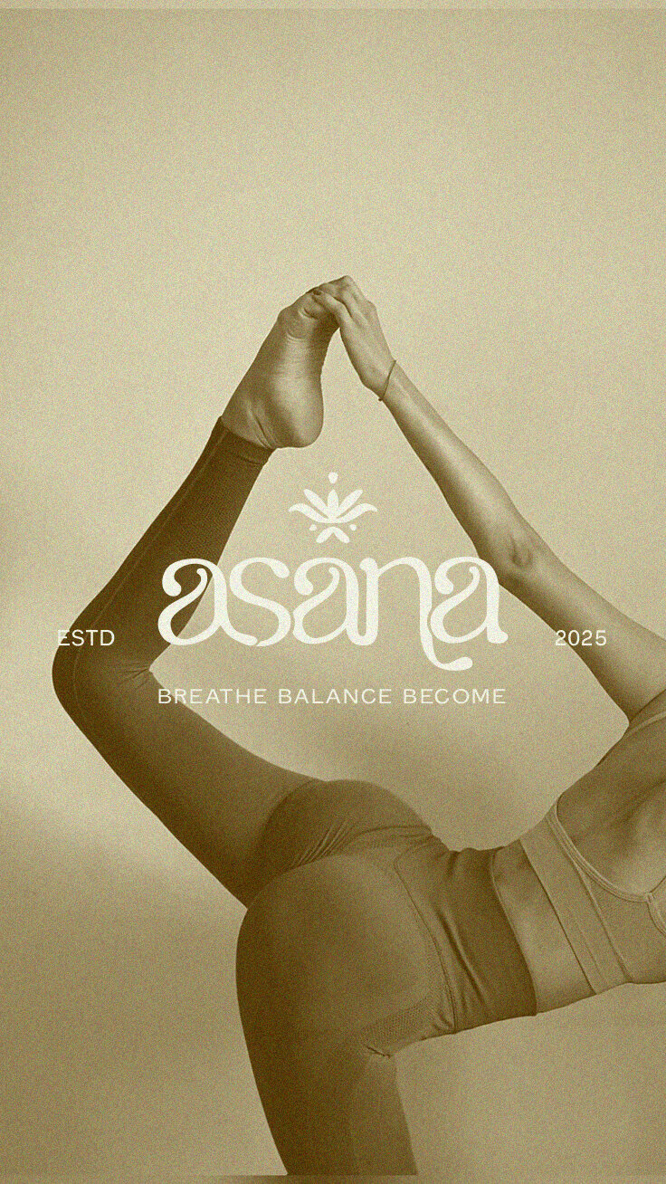 Custom visual identity for a boutique yoga retreat