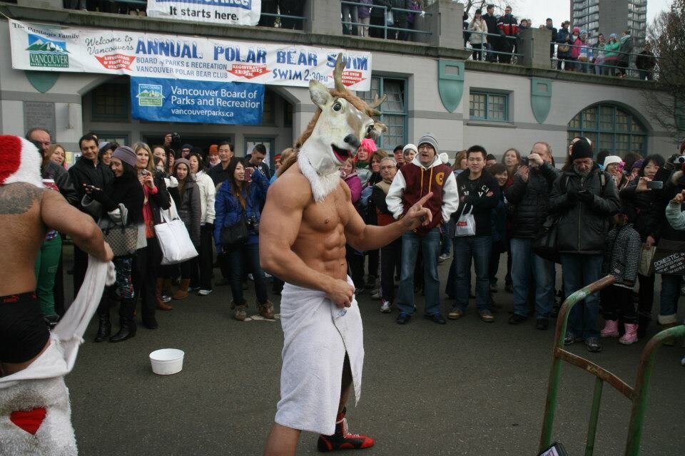Brent Ray Fraser Mr Deer Polar Bear Swim English Bay 2011_11.1