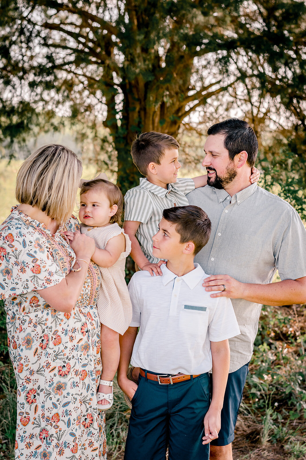 Authentic family love captured in Lafayette Louisiana.