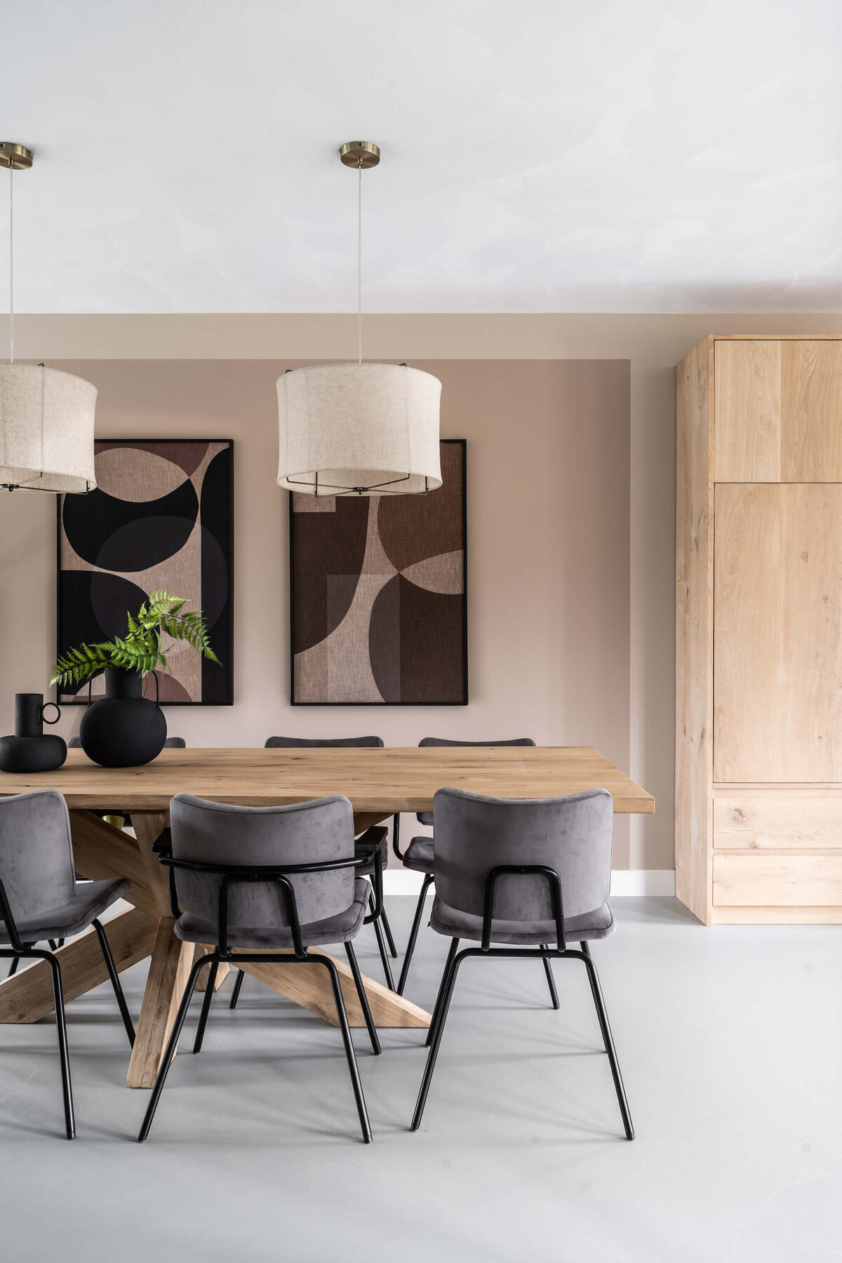 Ontwerp interieur eetkamer Marlinde Interieurontwerp