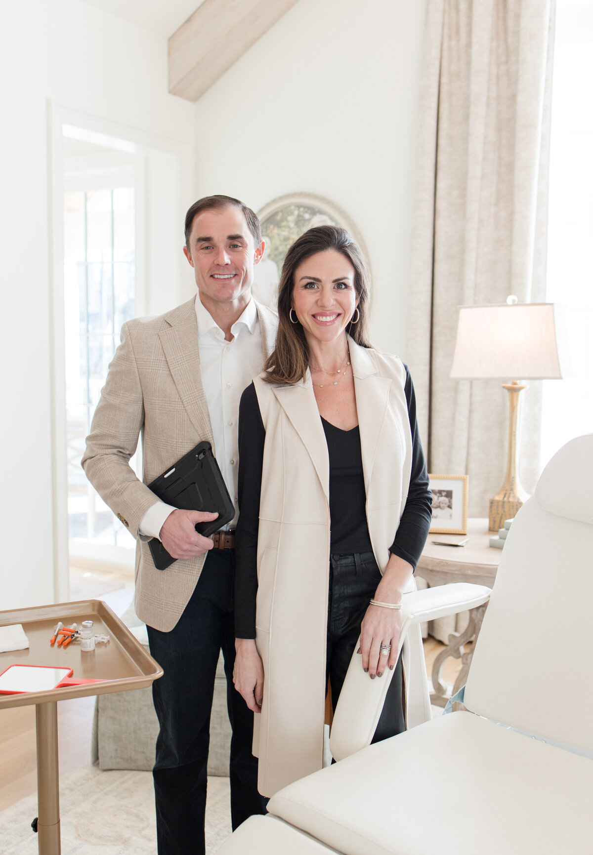 personal brand photoshoot for alan cease and allison cease of new radiance 