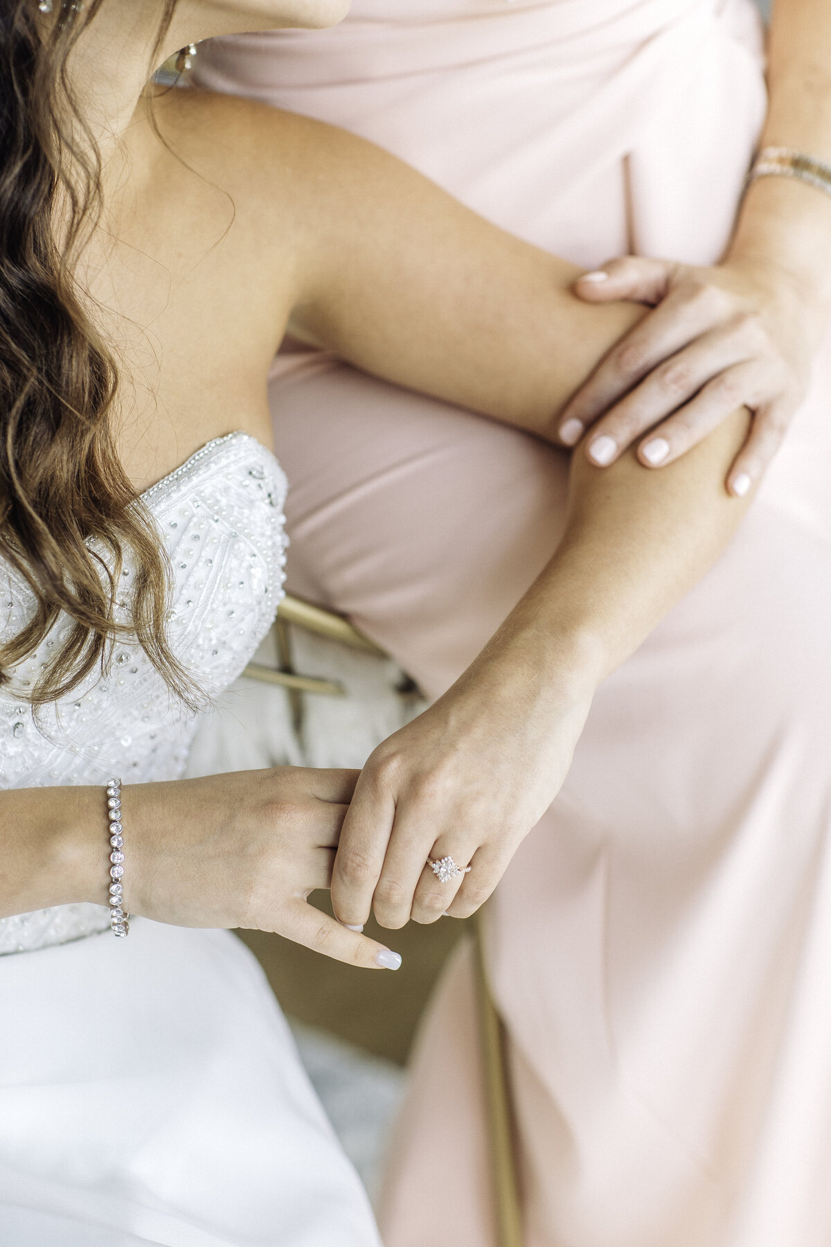 Wedding Photograph Of Bride And a Woman Los Angeles