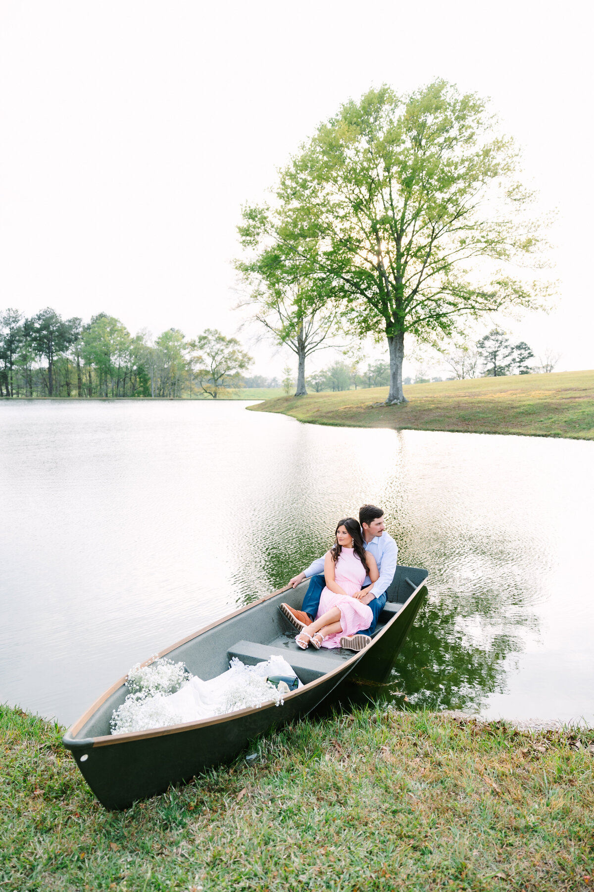 Louisiana Engagements Canoe Photographer