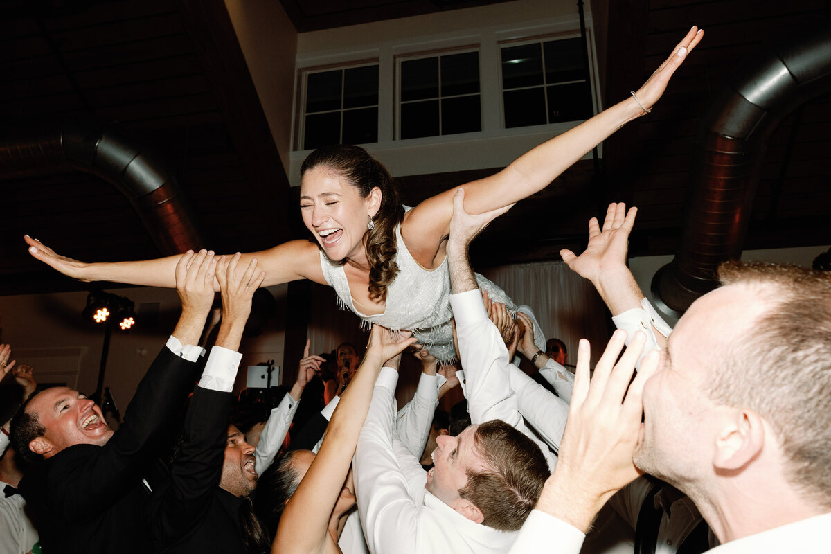 hildene wedding reception dance floor crowd surfing