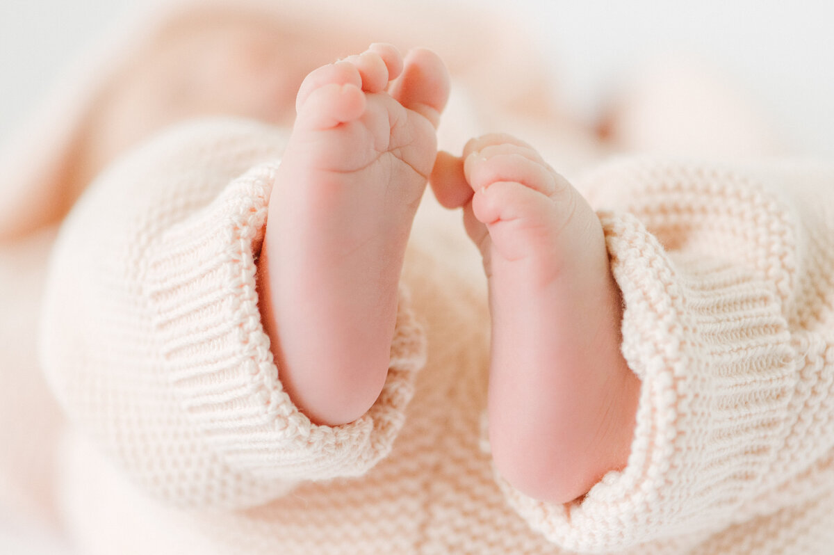 Newborn Baby feet.