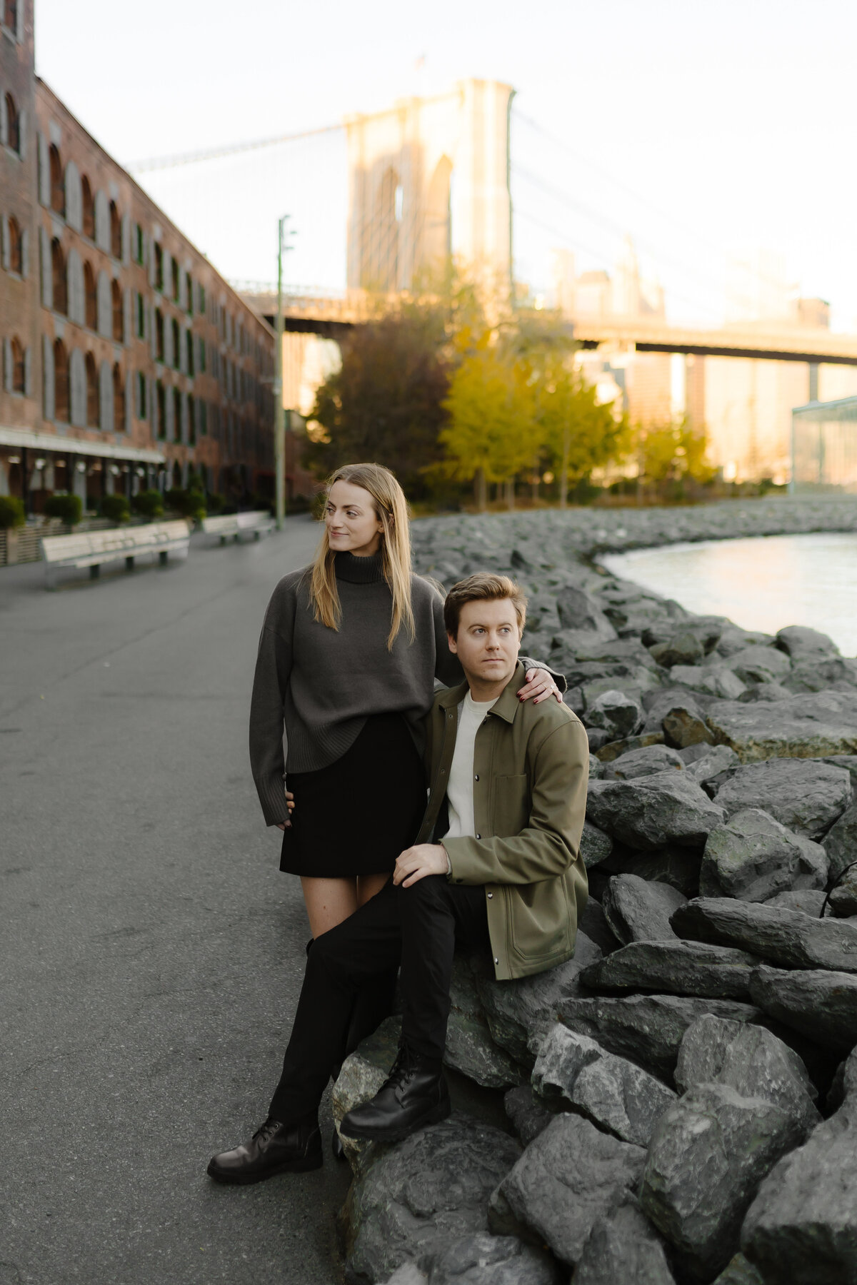 Brooklyn Bridge Engagement Photos 32