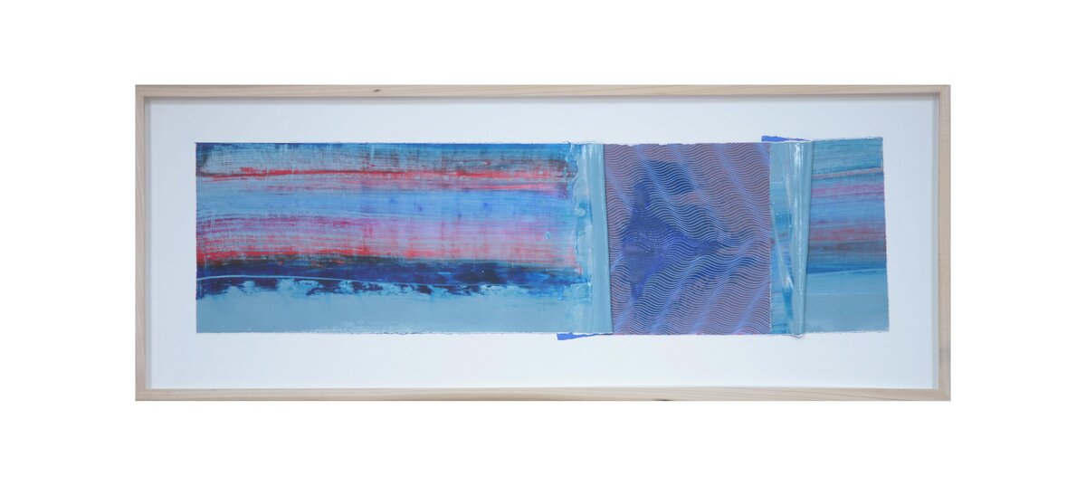 Re-Entry Home Run 6, 2008 Oil on paper 44 x 112 cm_11zon