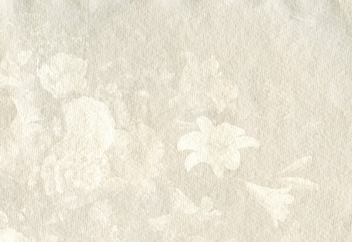 Archival floral paper texture