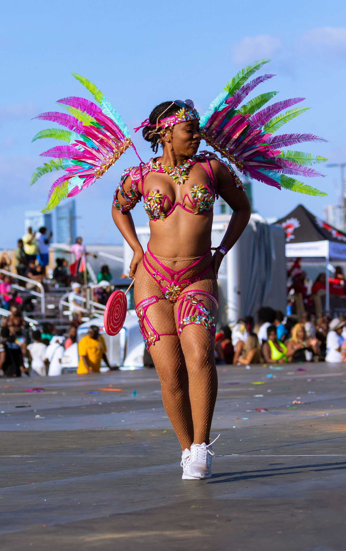 Photos of Masqueraders from Toronto Carnival 2023 - Sunlime Mas Band - Medium Band of The Year 2023-059