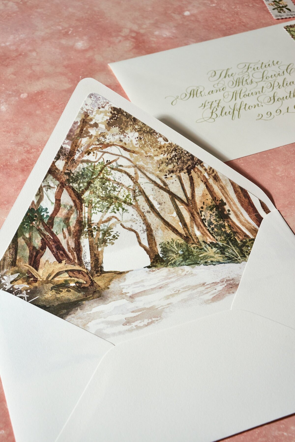 LowcountryPaperCo_Kelli&Louis_EnvelopeLinerWatercolor