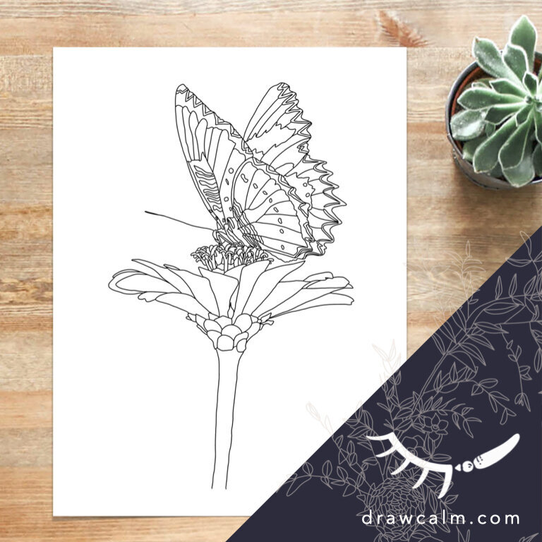printable-coloring-page-butterfly