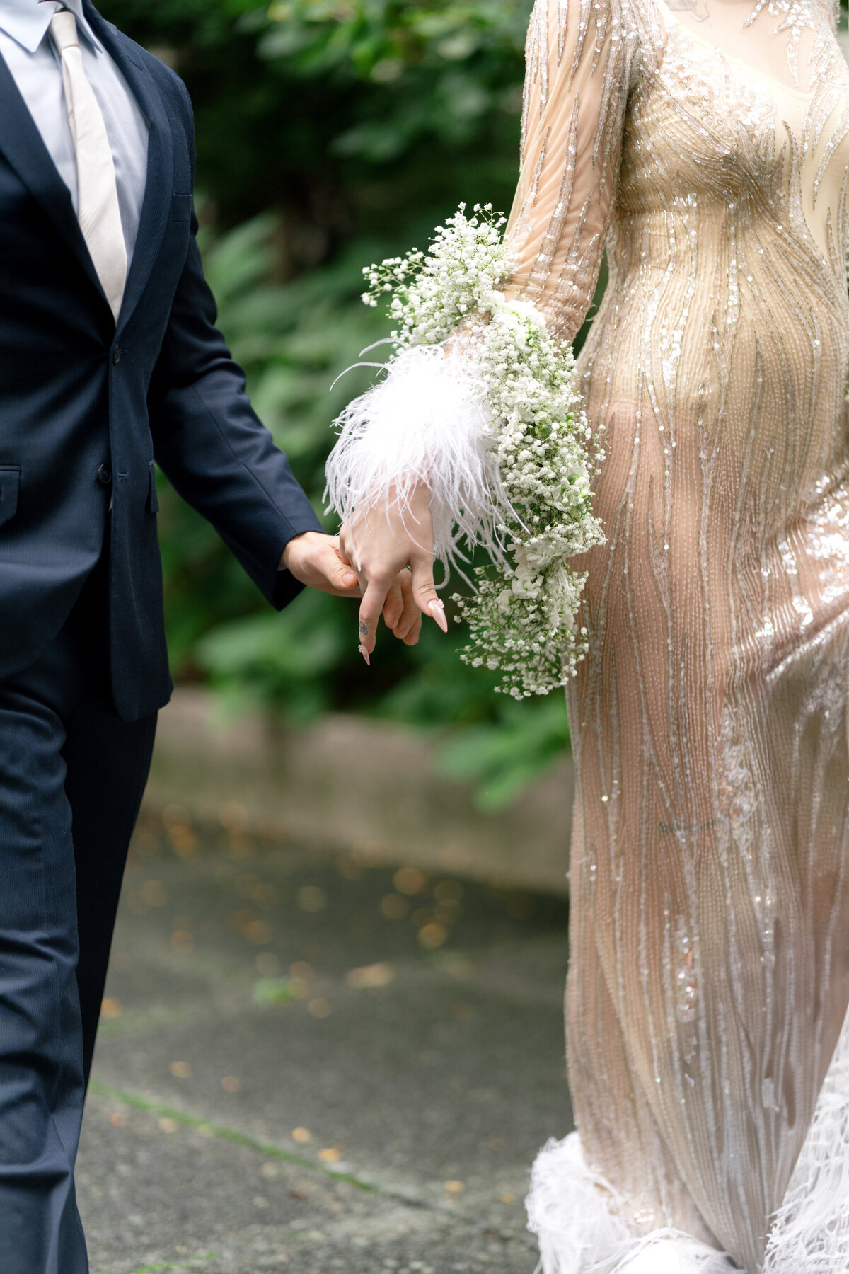 Berlez-Aspen-Avenue-Chicago-Wedding-Photographer-Glam-Atelier-Clair-De-Lune-Vintage-Bob-Mackie-Sheer-Beaded-Gown-Luxury-Engagement-Art-Institute-of-Chicago-South-Garden-25