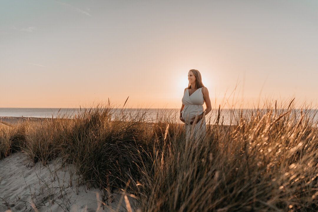 Fotoshoot strand zwangerschap-7