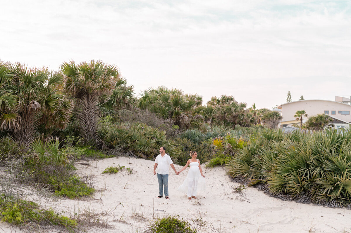 Beach Maternity session at New Smyrna