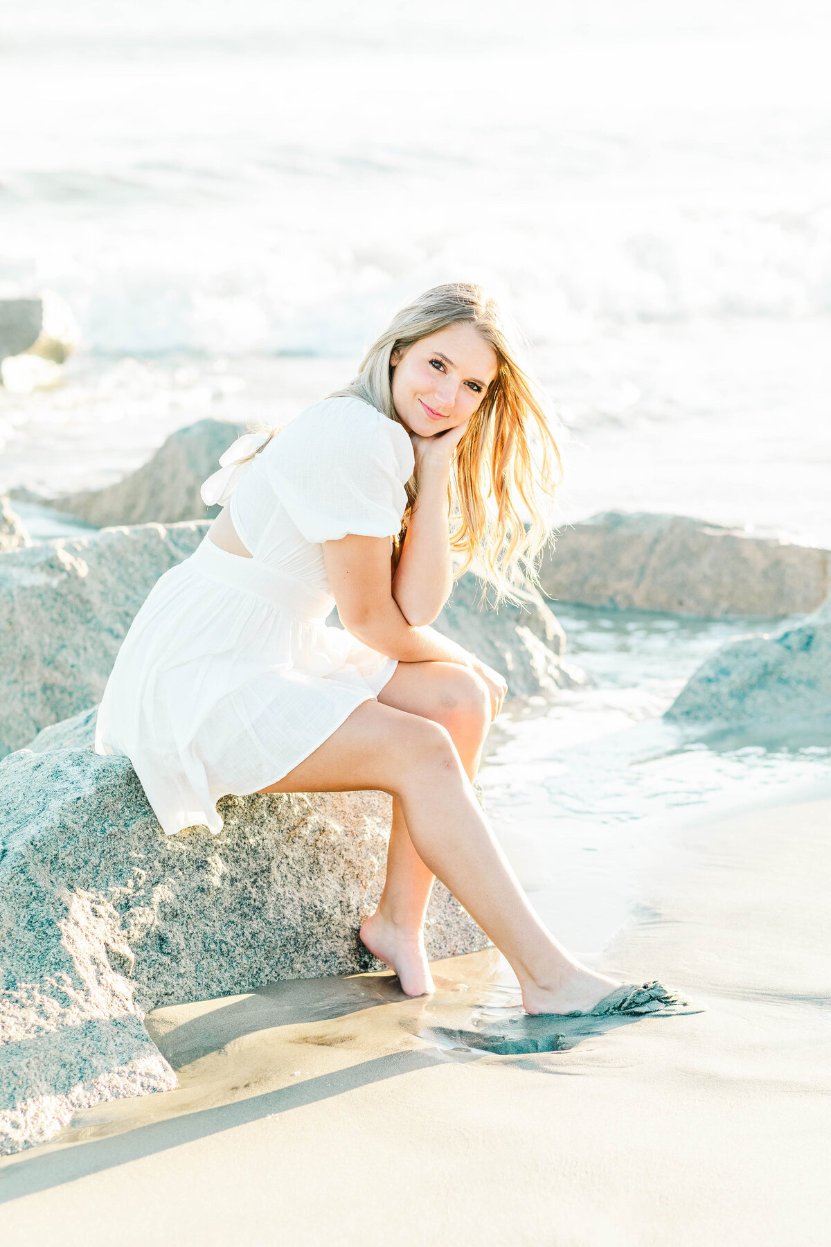 Senior Beach Portraits in Eastern North Carolina
