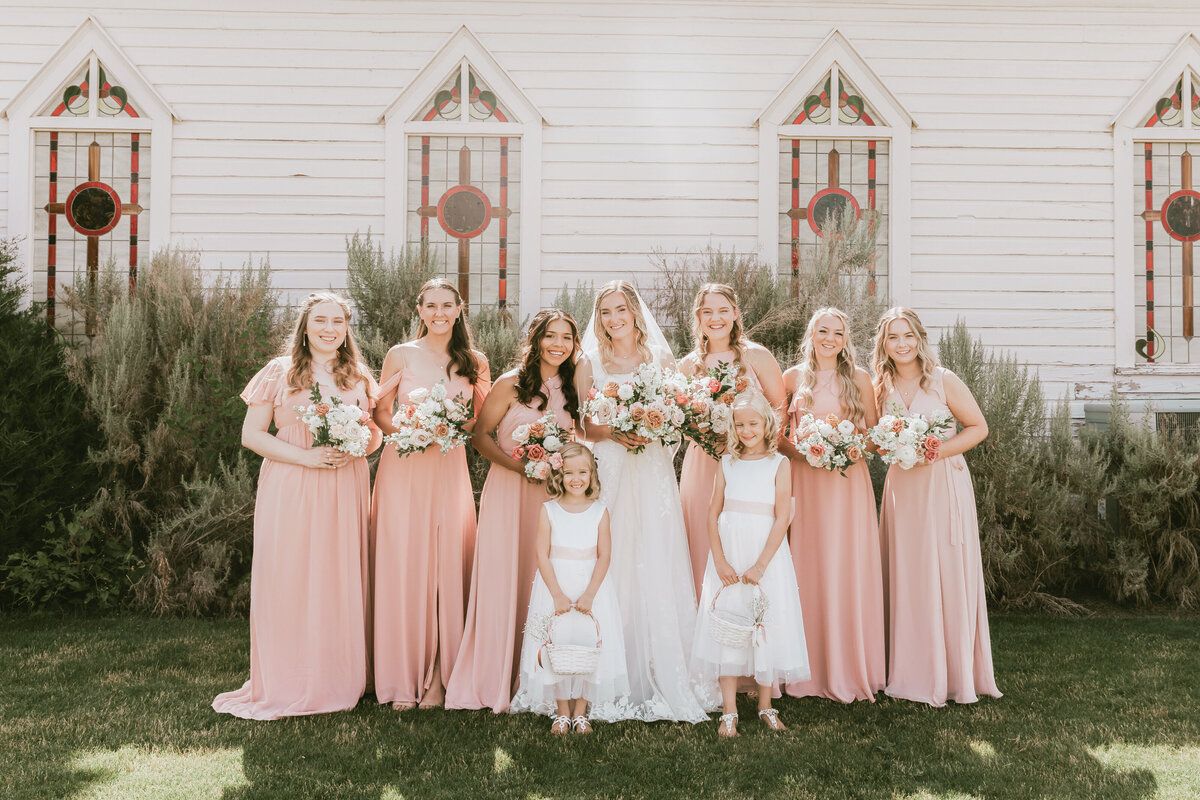 Bridal bouquets created by Kelsey Wallace McCrary from My Beloved floral in Nampa, Idaho