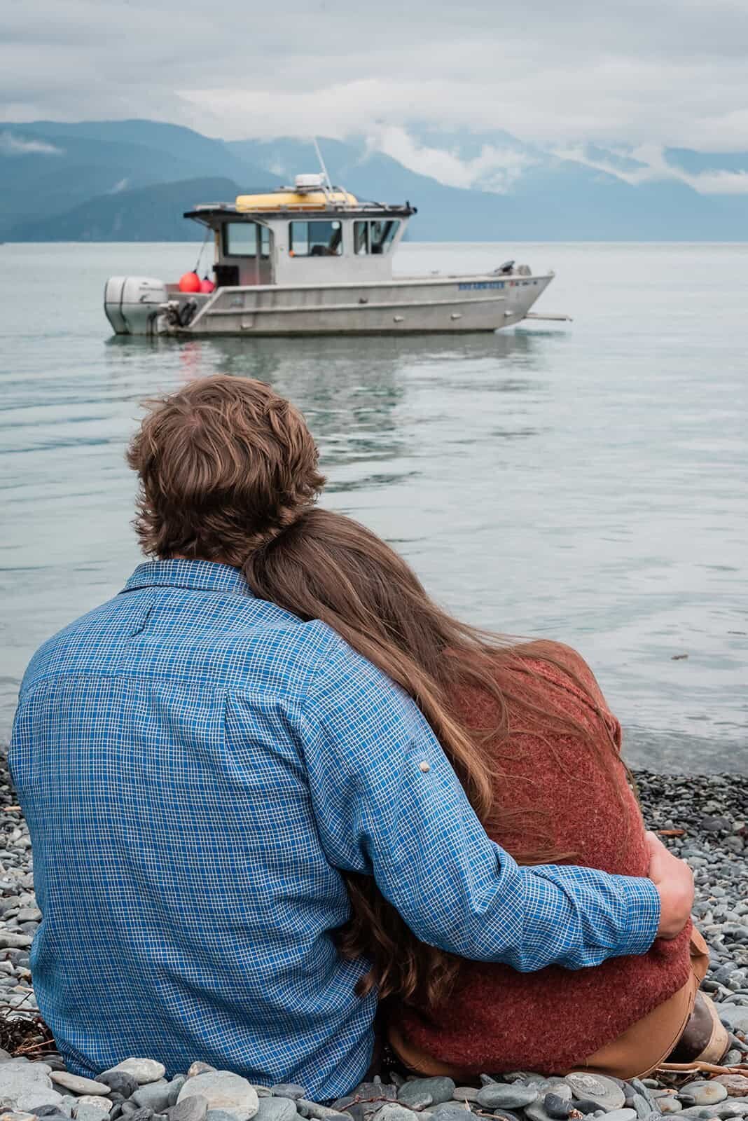 sunrise-ceremony-seward-wedding-venues-with-guests