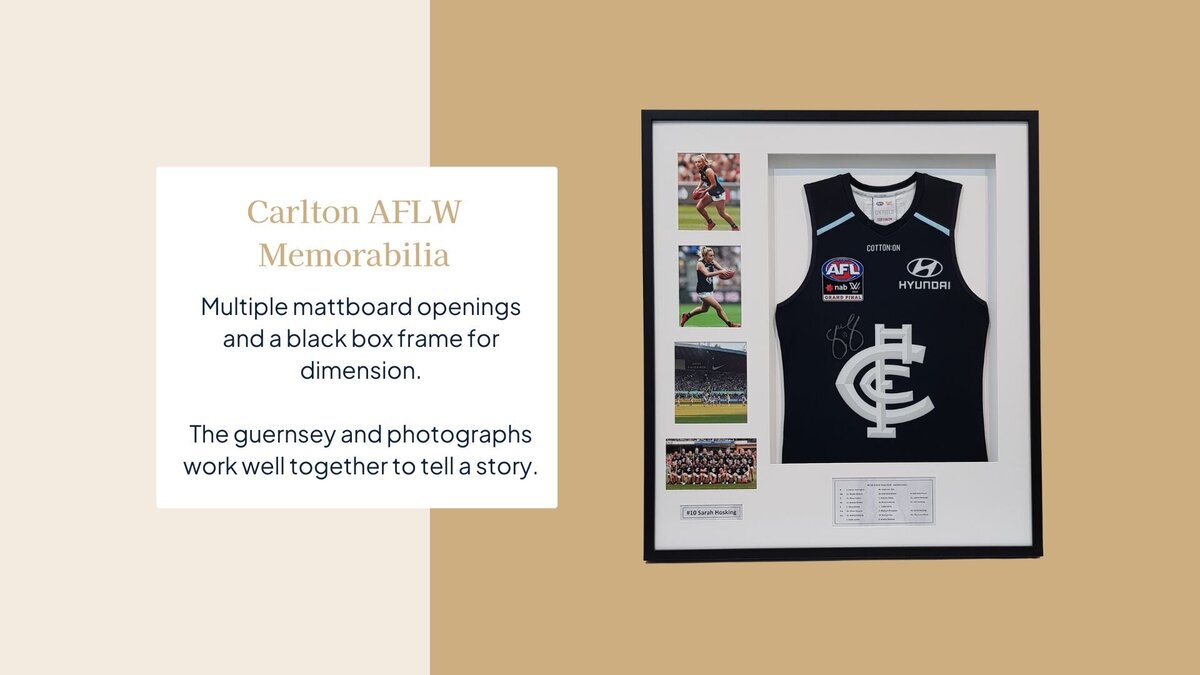 3. Carlton AFLW Memorabilia
