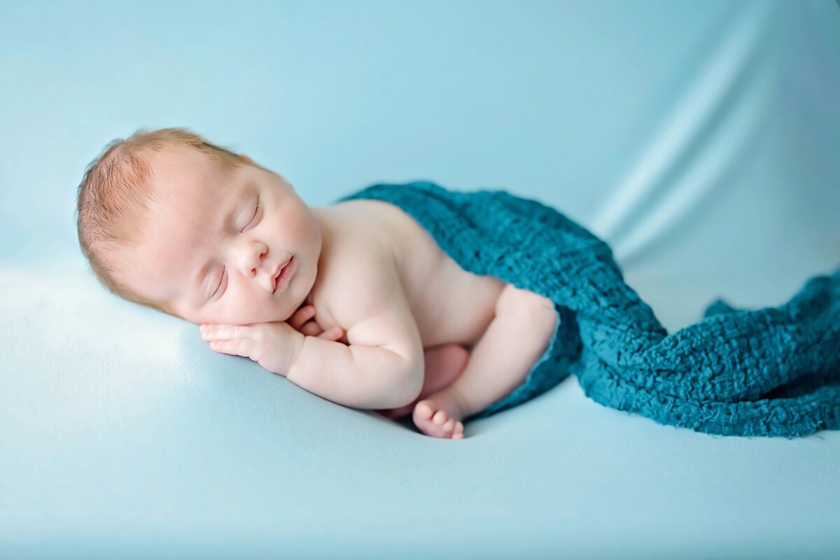 Wrapped Newborn Photoshoot Seattle