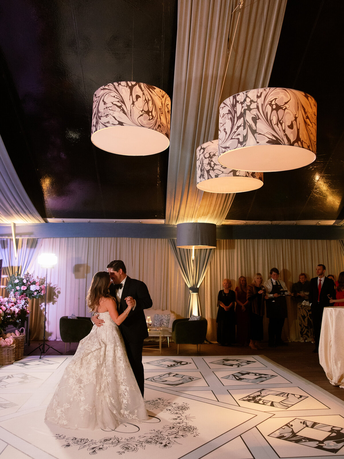 High Hampton Wedding luxury tented winter wedding photographer 0088