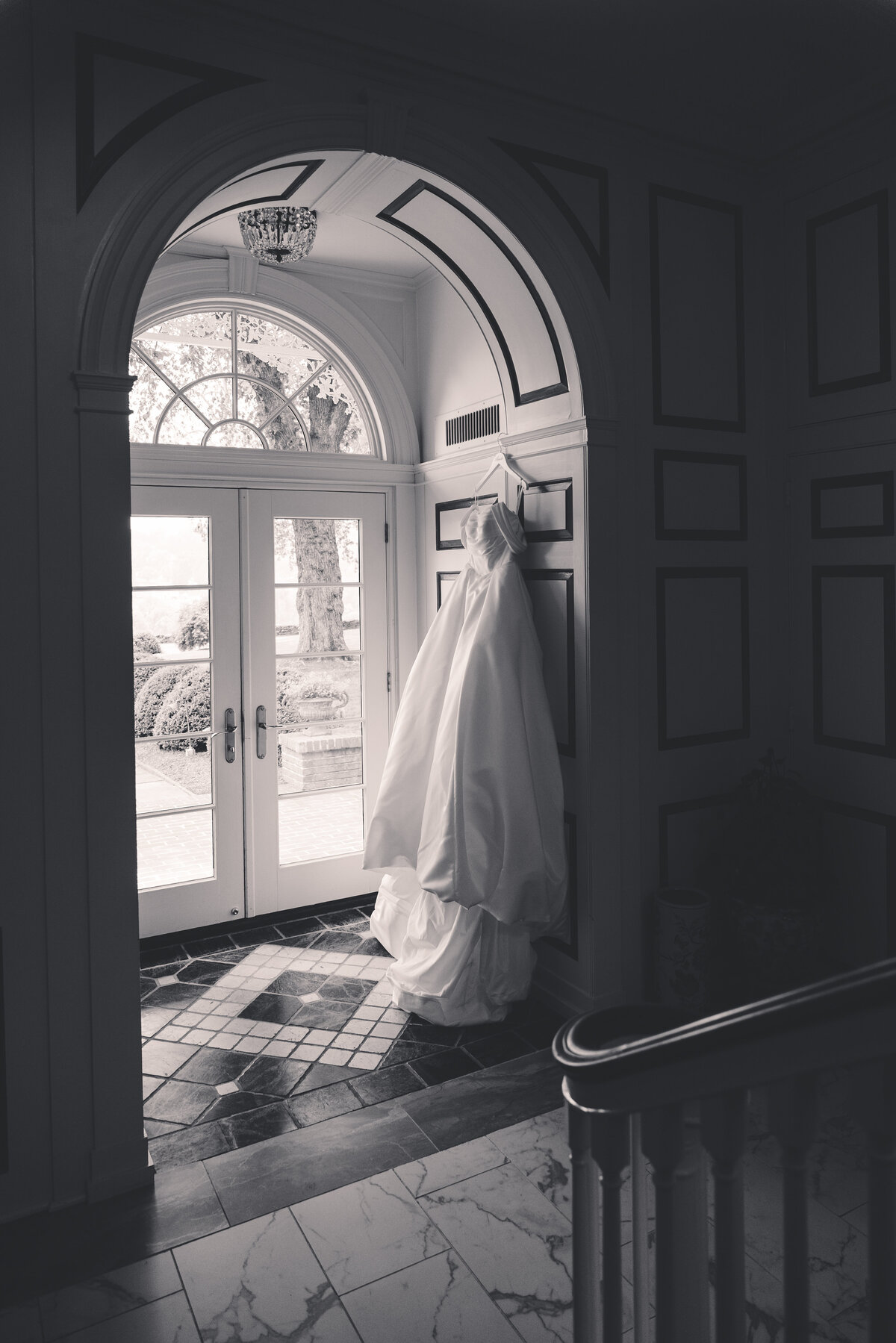 Wedding Dress at Drumore Estate