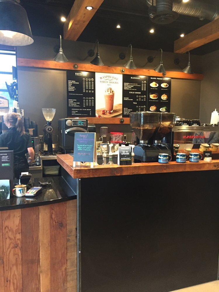 Jeengi- Woods Coffee front counter