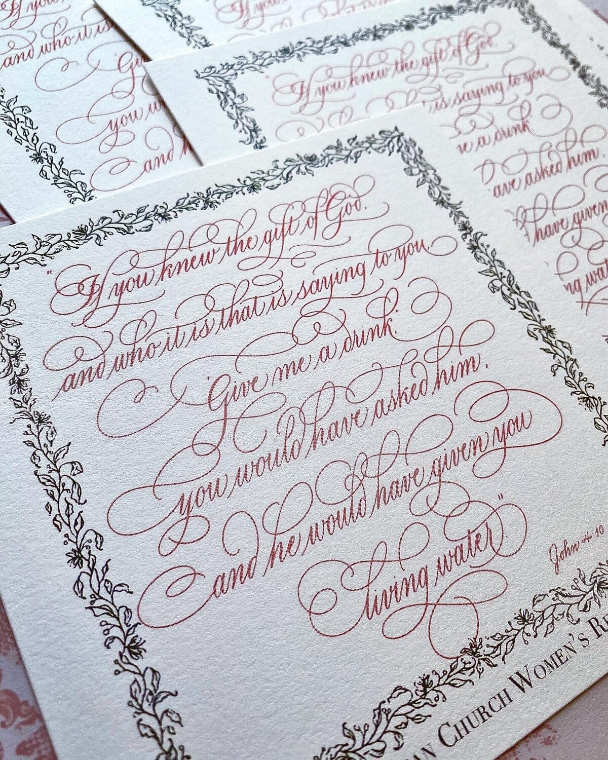 calligraphy commission flourish