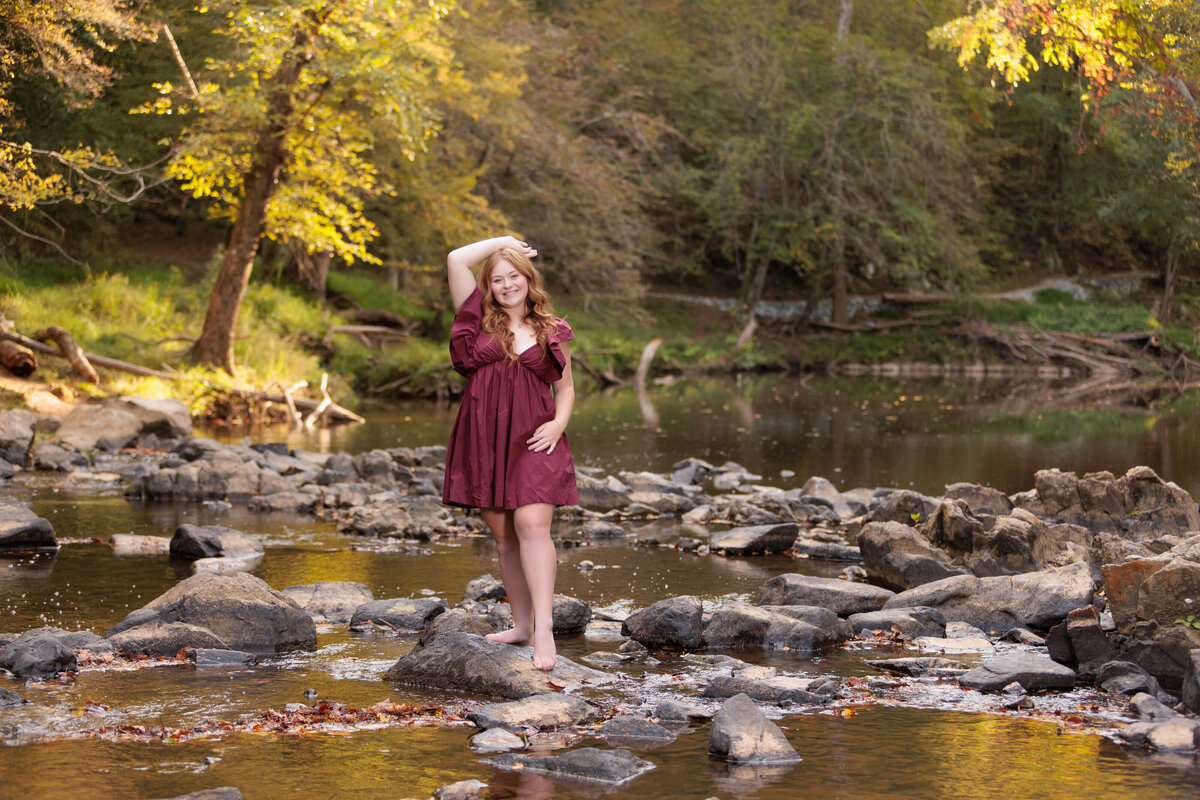 Mountain Like Vibe for Holly Springs Senior pictures