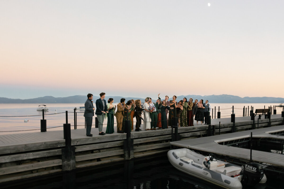 Erich + Emily Sunnyside Resort Lake Tahoe Wedding Critter Camp _ Katherine Krakowski Photography-328