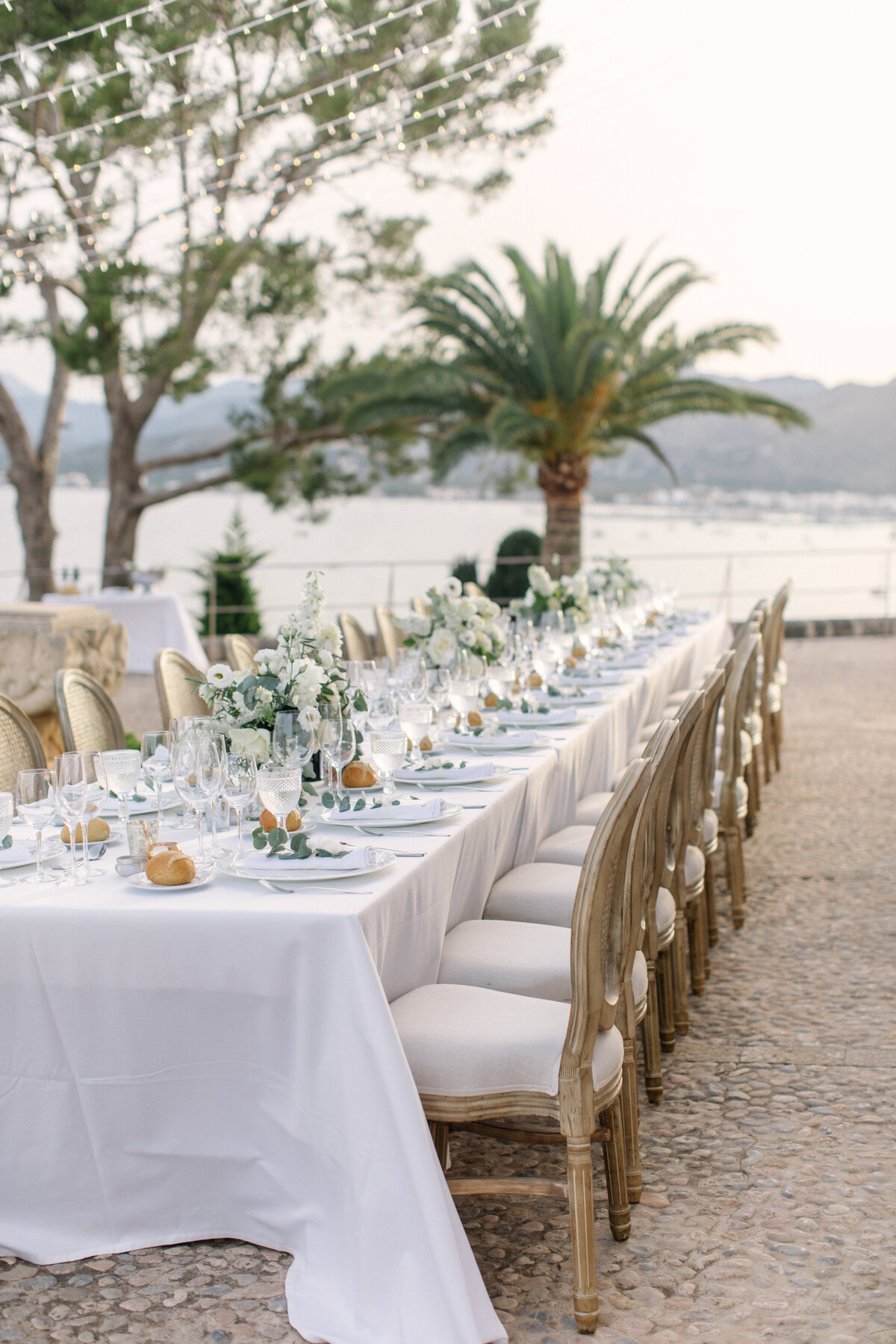 la fortaleza wedding reception tables mallorca