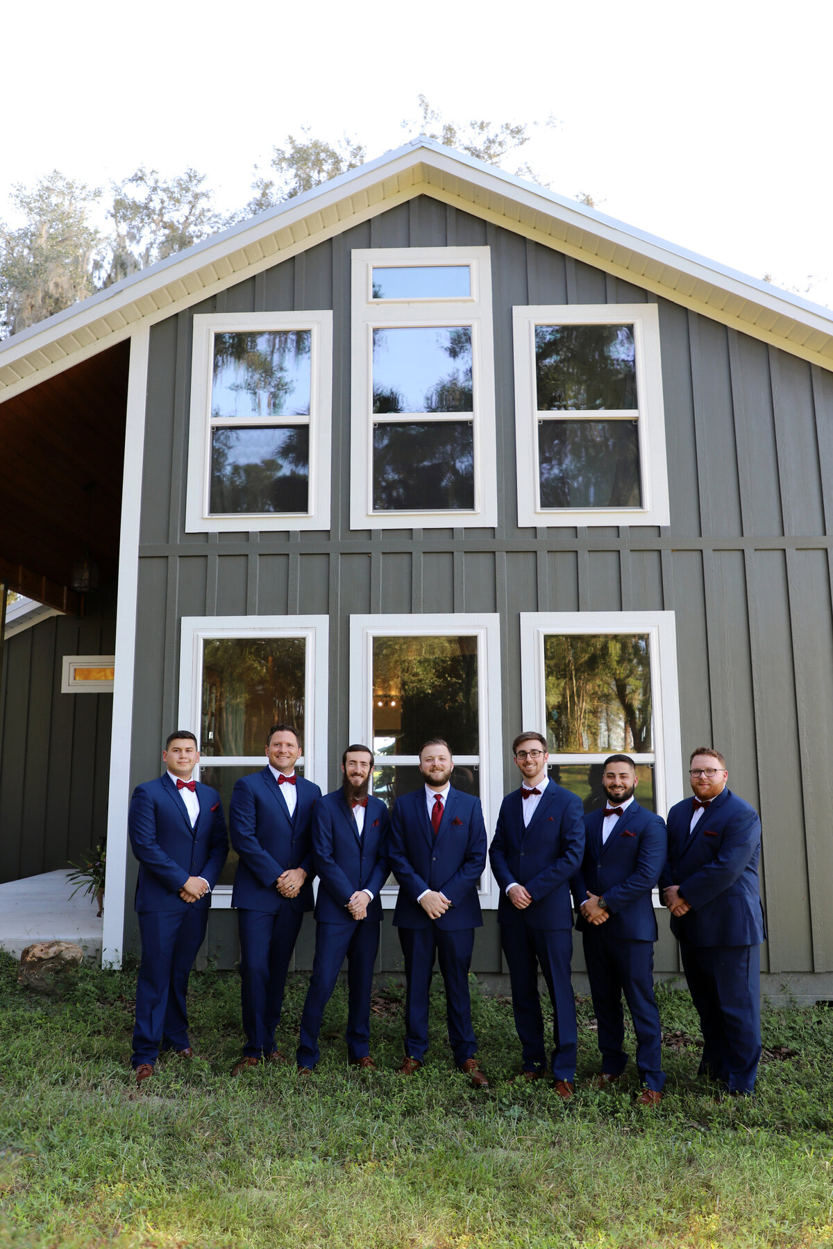 Florida Wedding Photographer and Videographer Orlando Weddings groomsmen portrait uutdoors
