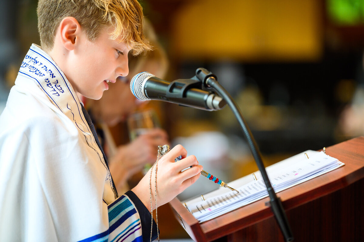 Tyler Lasky's Bar Mitzvah at Nintey Acrews at Natirar - Ceremony-10