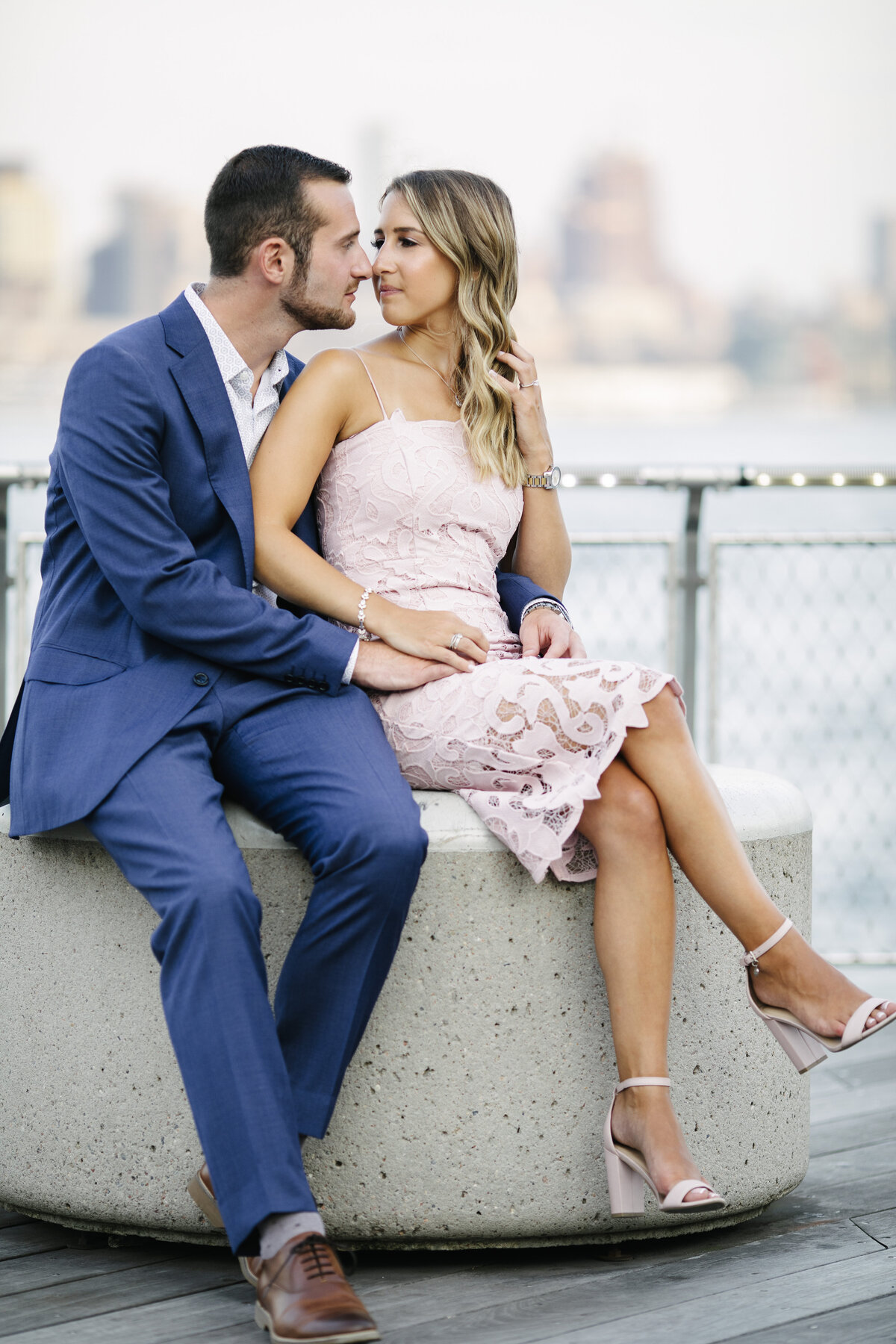 New Jersey Wedding Photographers	Hoboken, NJ	Hoboken City Streets Train Station Pier Hudson River	Engagement Session	Summer August	Elegant Luxury Artistic Modern Editorial Light and Airy Natural Chic Stylish Timeless Classy Classic Romantic Couture Fine Art Experienced Professional Love Couples Emotional Genuine Authentic Real Fashion Fairy Tale Dream Lovers Jersey Shore Intimate	Engagement Session Photos Portraits Image 35