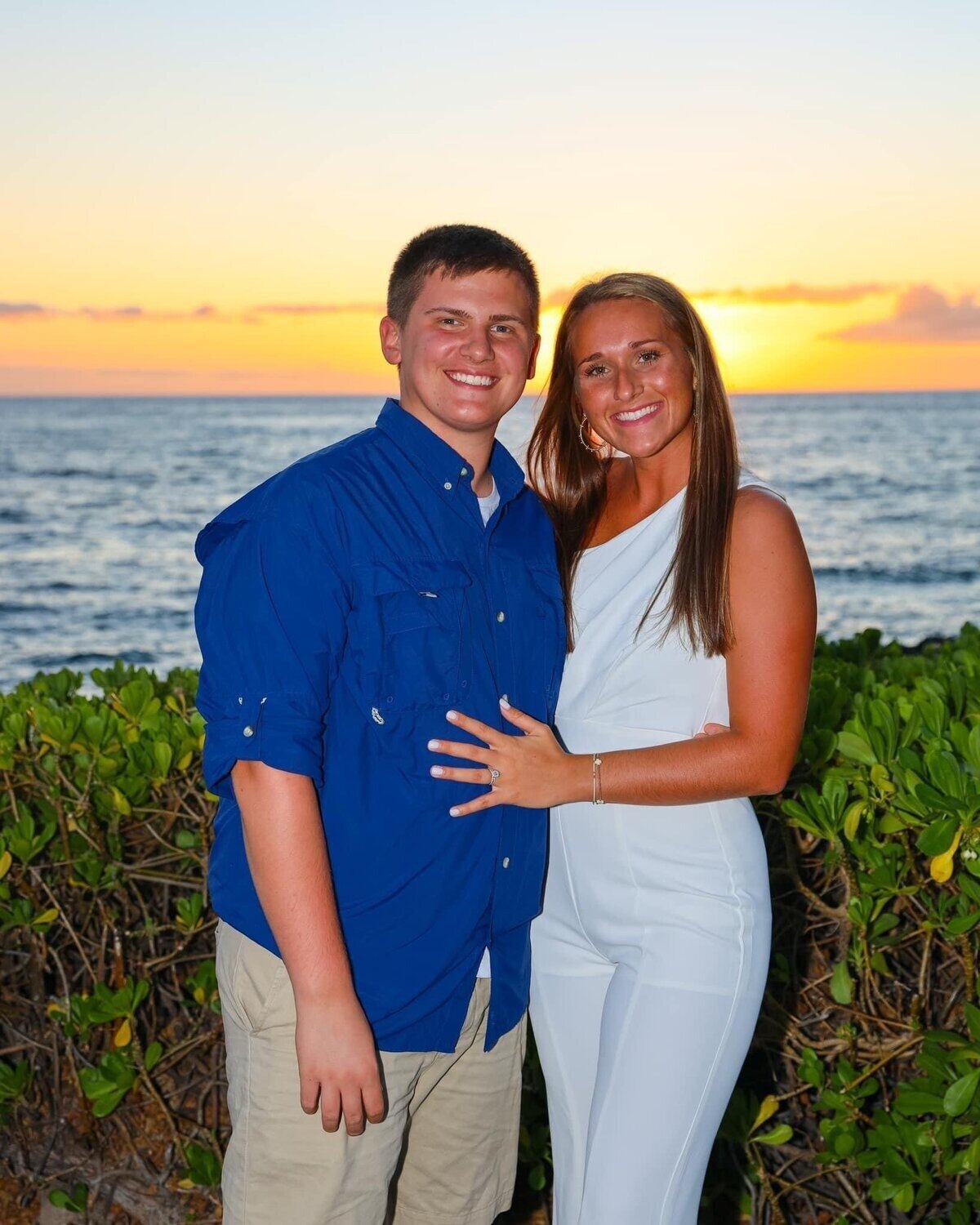 Couple on a romantic vacation planned by destination wedding travel agent CC Vacations