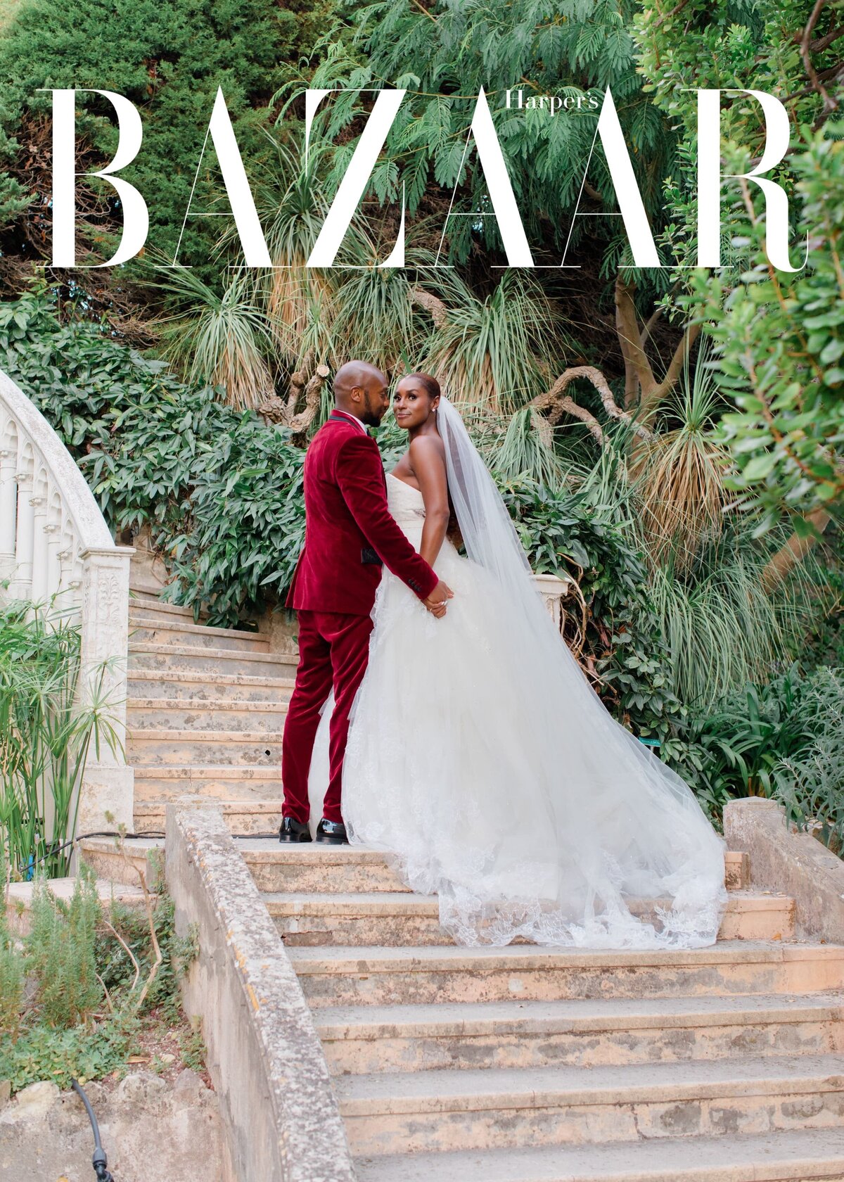 Issa rae Villa Ephrussi wedding in the South of France