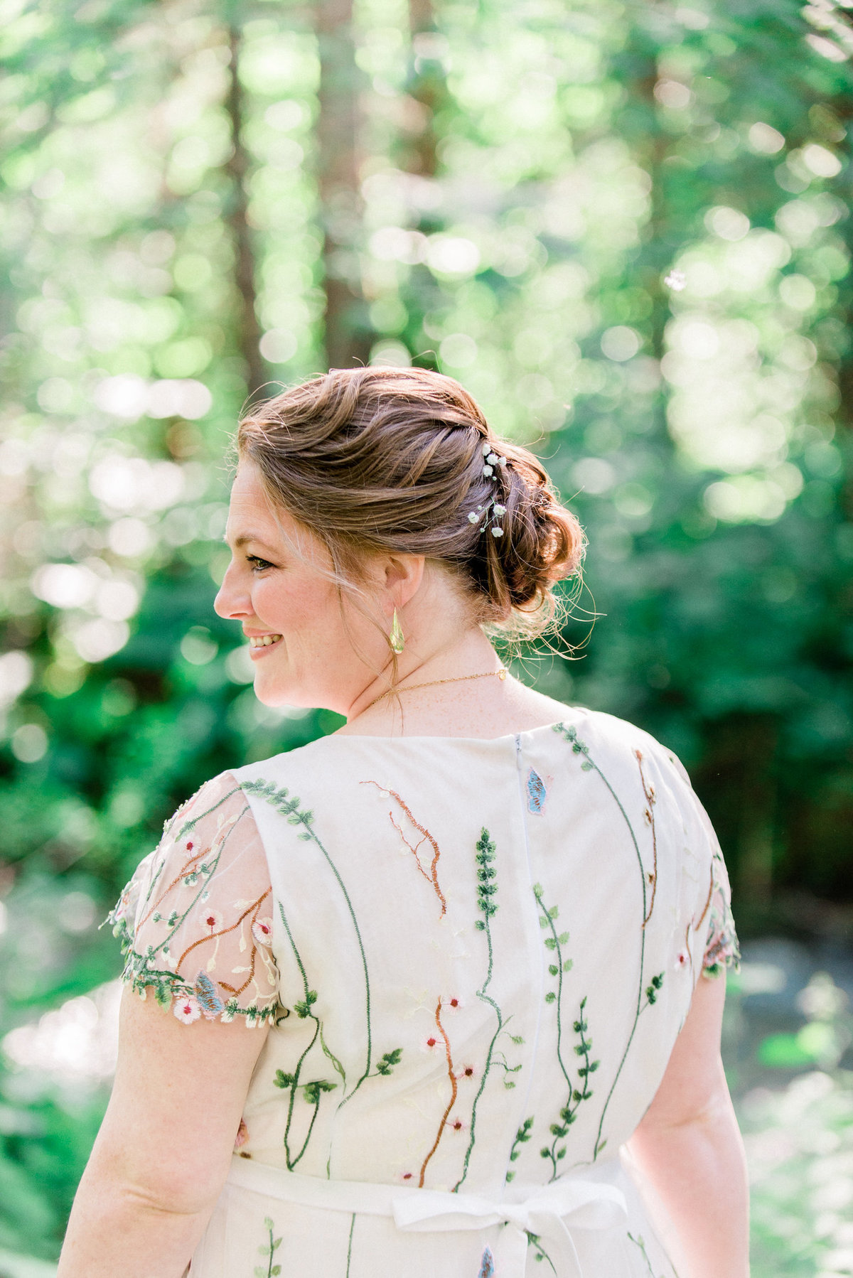 Alaska forest bride