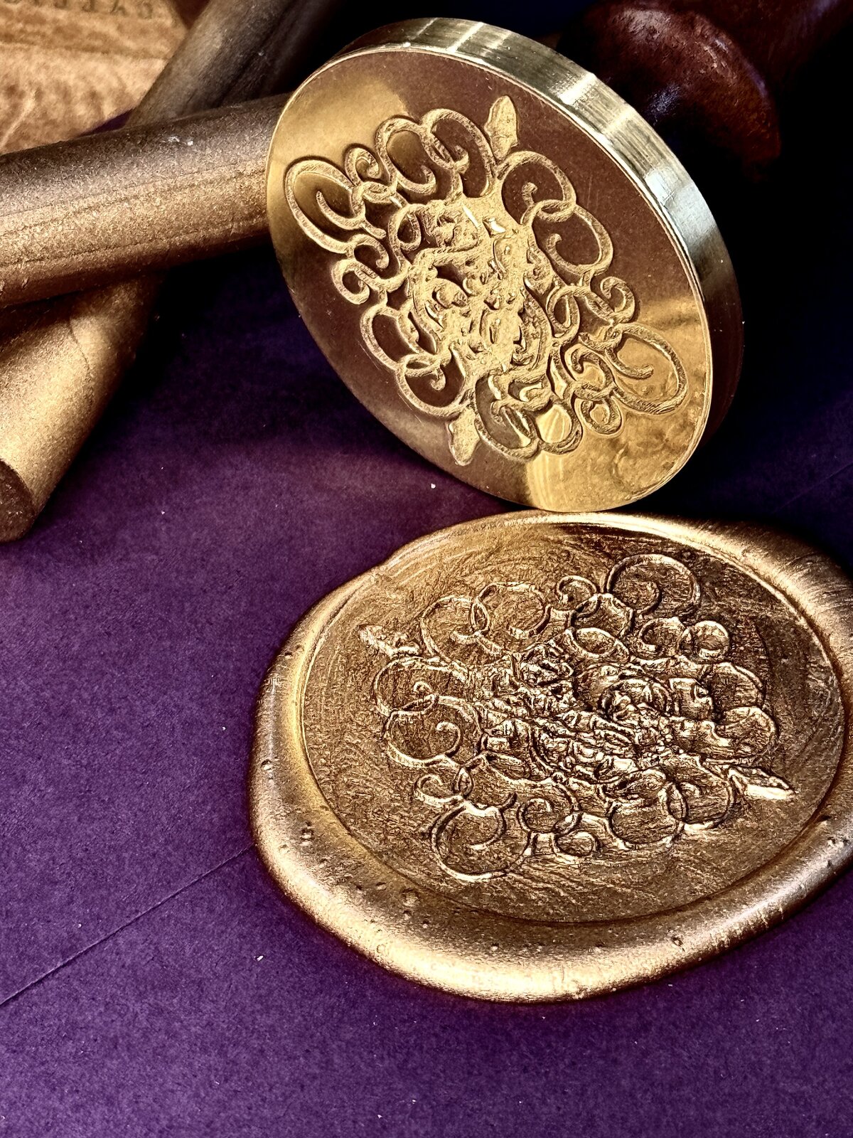 monogram ssc wax seal