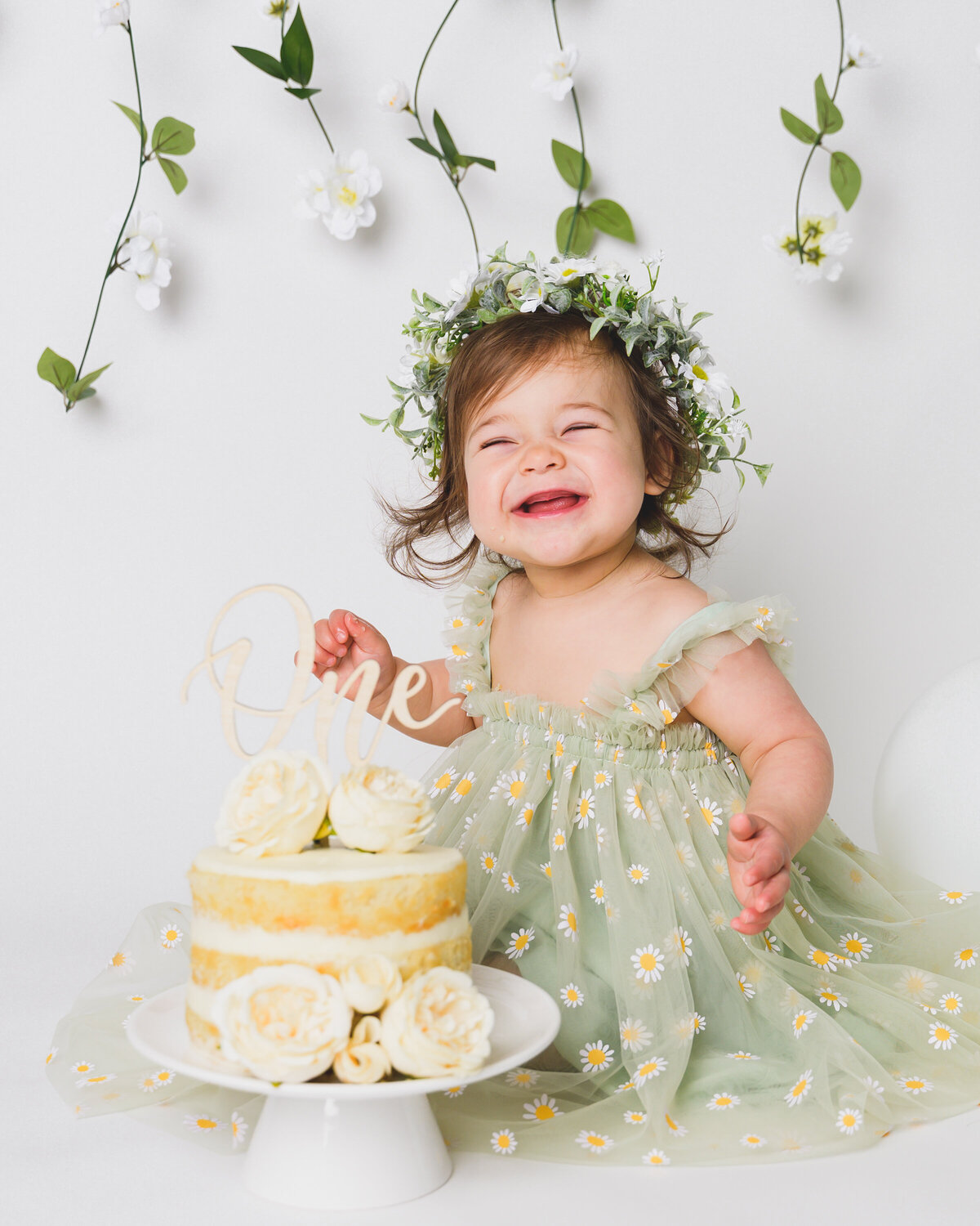 1-year-old milestone portrait — luxury baby photography in Marin County