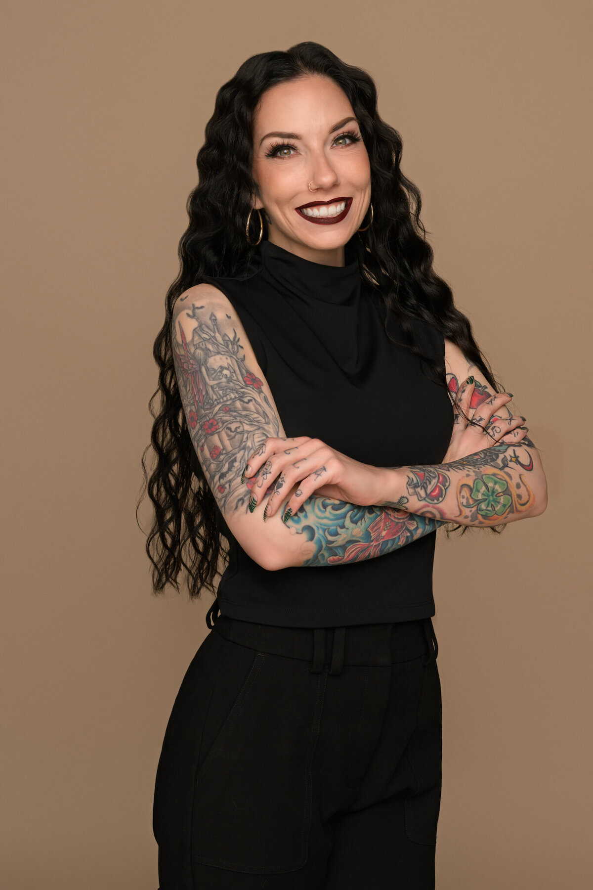 Professional branding portrait from the Pacific Northwest, made for executives and innovators who want to present themselves with style, strength, and credibility.