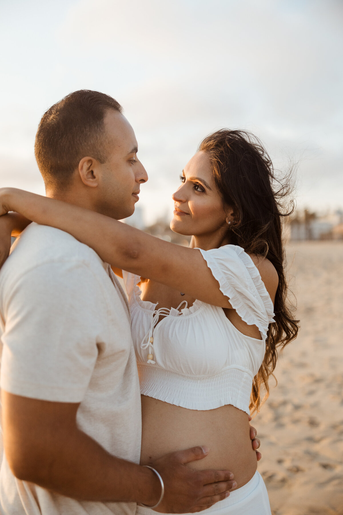 Santa Monica Beach Maternity Photography 51