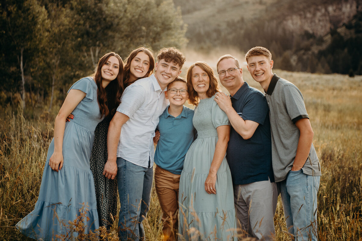 Family Photo in Idaho
