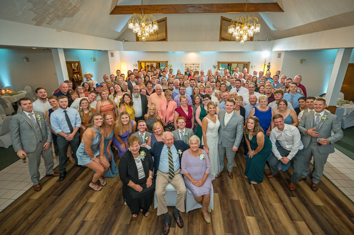 Large group photo at Nick's Place in Edinboro PA.