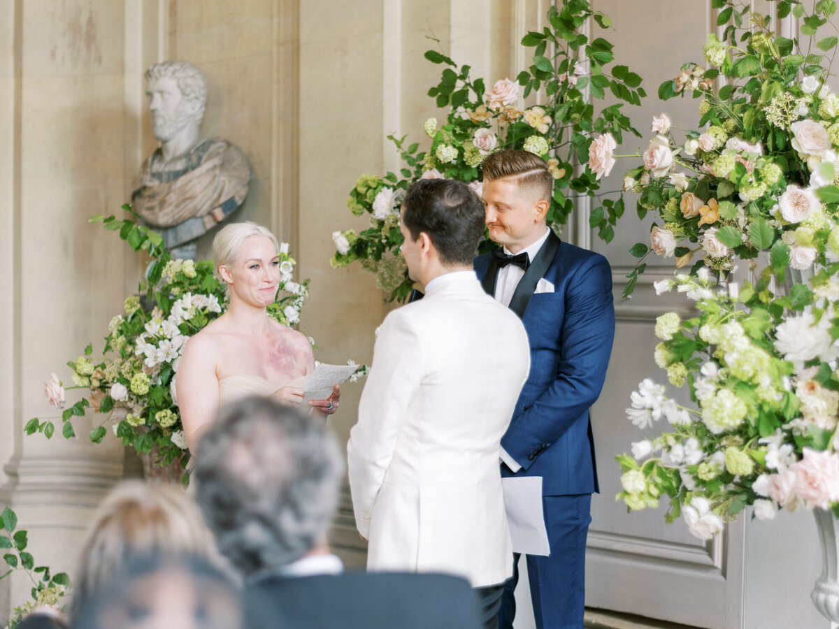 Jennifer Fox Weddings English speaking wedding planning & design agency in France crafting refined and bespoke weddings and celebrations Provence, Paris and destination Laurel-Chris-Chateau-de-Champlatreaux-Molly-Carr-Photography-67