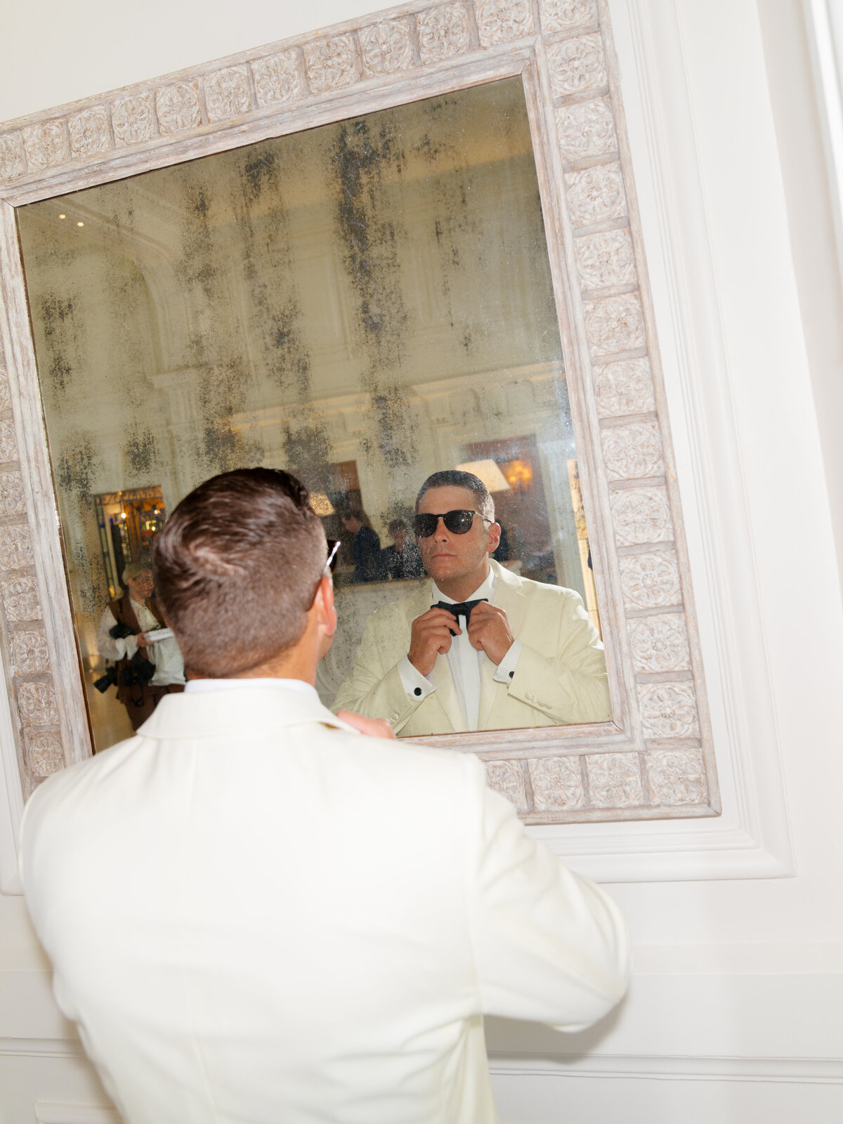 Elegant Groom at le Grand Hotel du Cap Ferrat