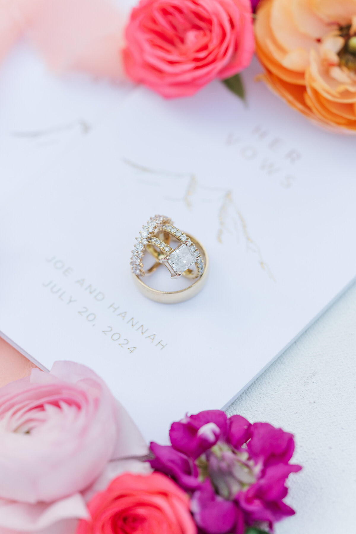 Lake Dillion Reservoir Colorado Elopement Wedding Mountain View Summer Pink and Orange Florals Sparkly Dress Light and Airy Elena Spraguer Photography0014